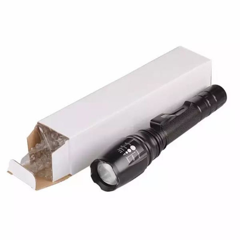 Senter T6 LED Cree XM-L 3800 Lumens E27 - TaffLED Flashlight LED Cree XM-L T6 3800 E27 Lumens