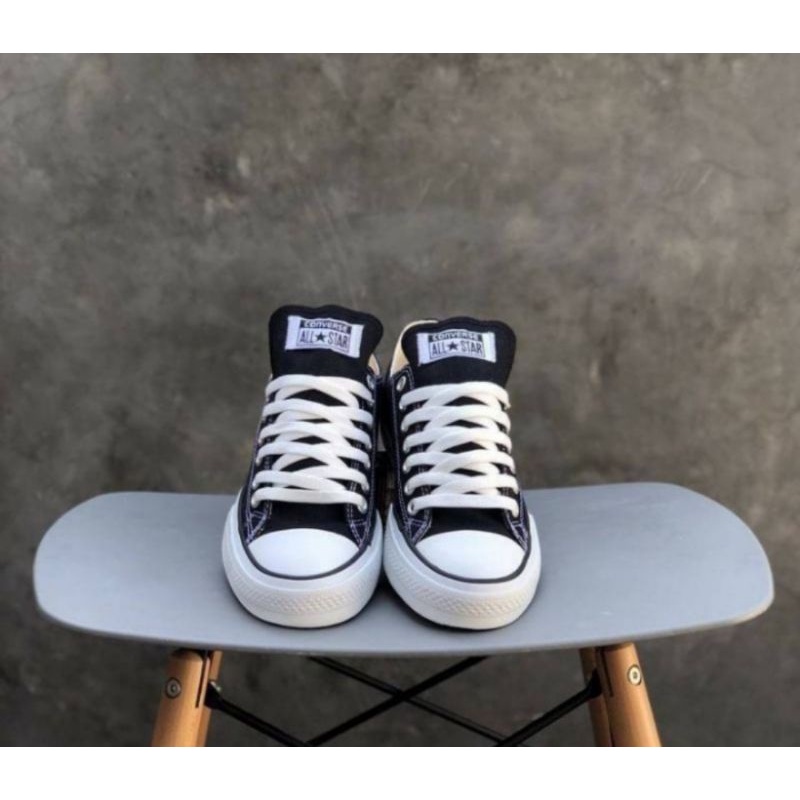 Sepatu converse Allstar Hitam putih Sepatu sekolah sepatu sneaker cewek cowok