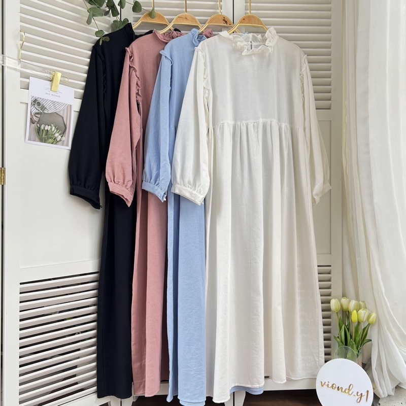 Longdress wanita maxi hijab long tunic good quality