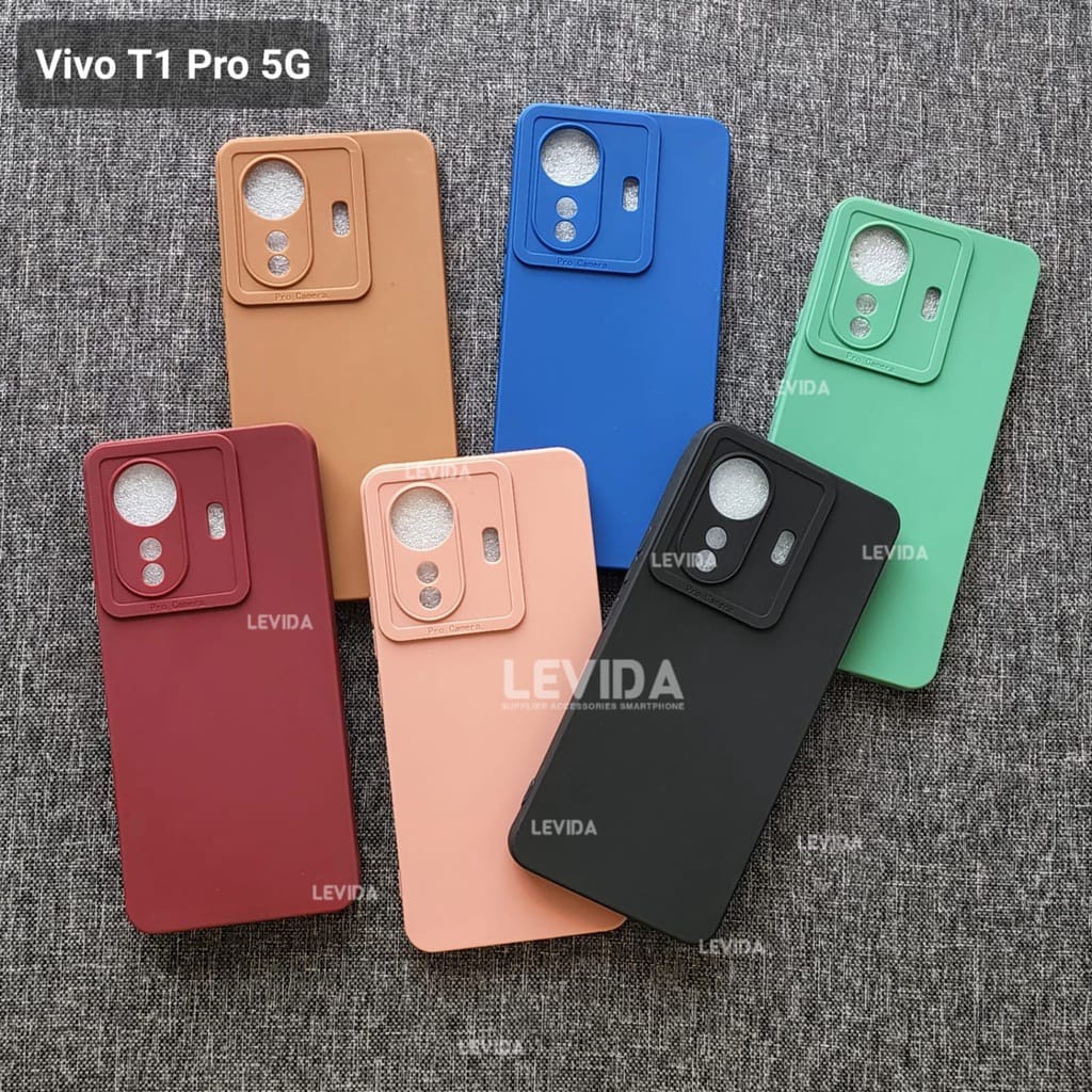 VIVO T1 PRO 5G CASE PRO CAMERA MACARON CASE VIVO T1 PRO 5G