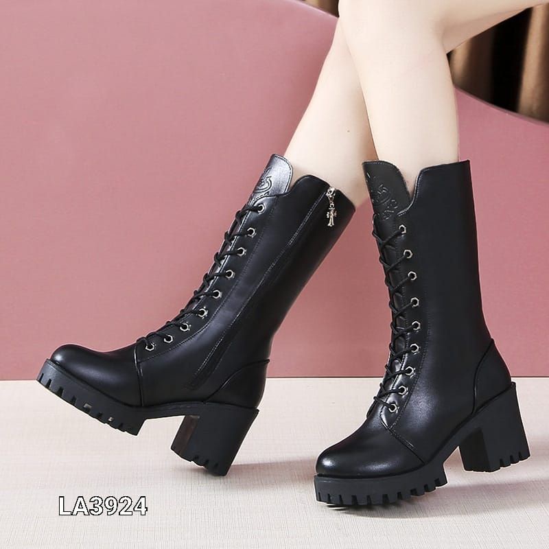 Boots winter leather fashion korea import LA3924