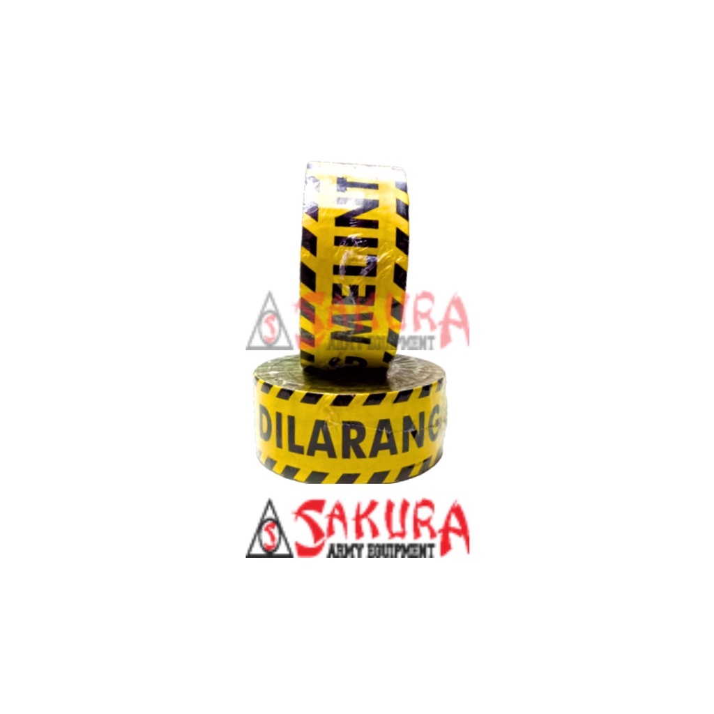 Police Line Safety Line &quot;DILARANG MELINTAS&quot; 500m x3Inch Garis Pembatas