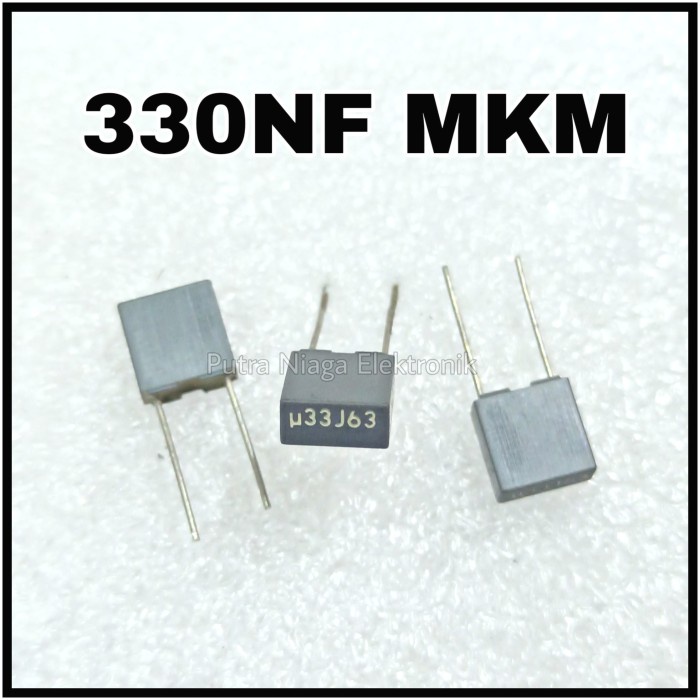 Kapasitor 330NF MKM 334 Capacitor 330N 0,33uF Non Polar putr4n14 Segera Beli