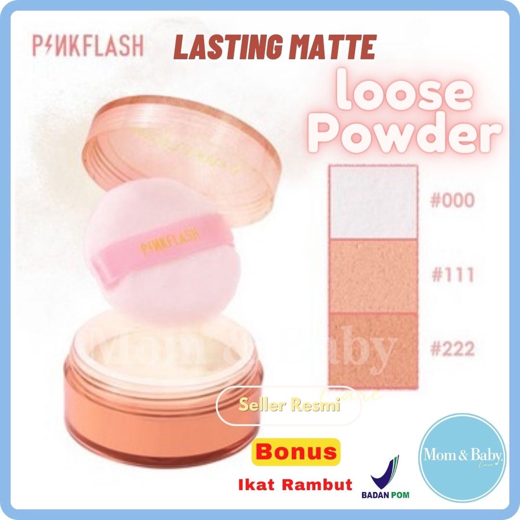 PINKFLASH Lasting Matte Loose Powder | PINK FLASH Bedak Tabur - PF F06 n