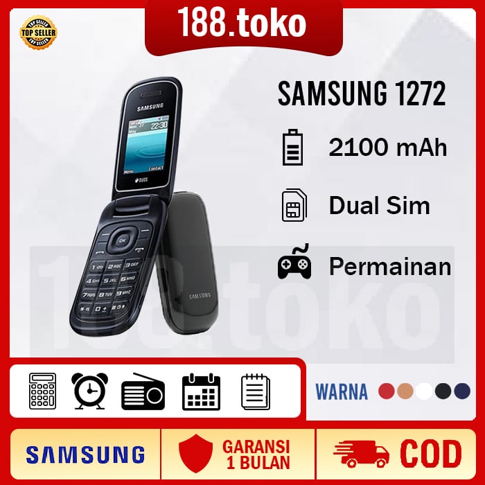 SAMSUNG CARAMEL E1272 TERMURAH  HP SAMSUNG  hp jadul samsung lipat