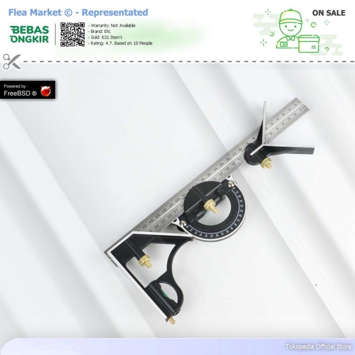 

Matr Silverline 3 In 1 Penggaris Multifungsi Adjustable Angle 30Cm - 991857