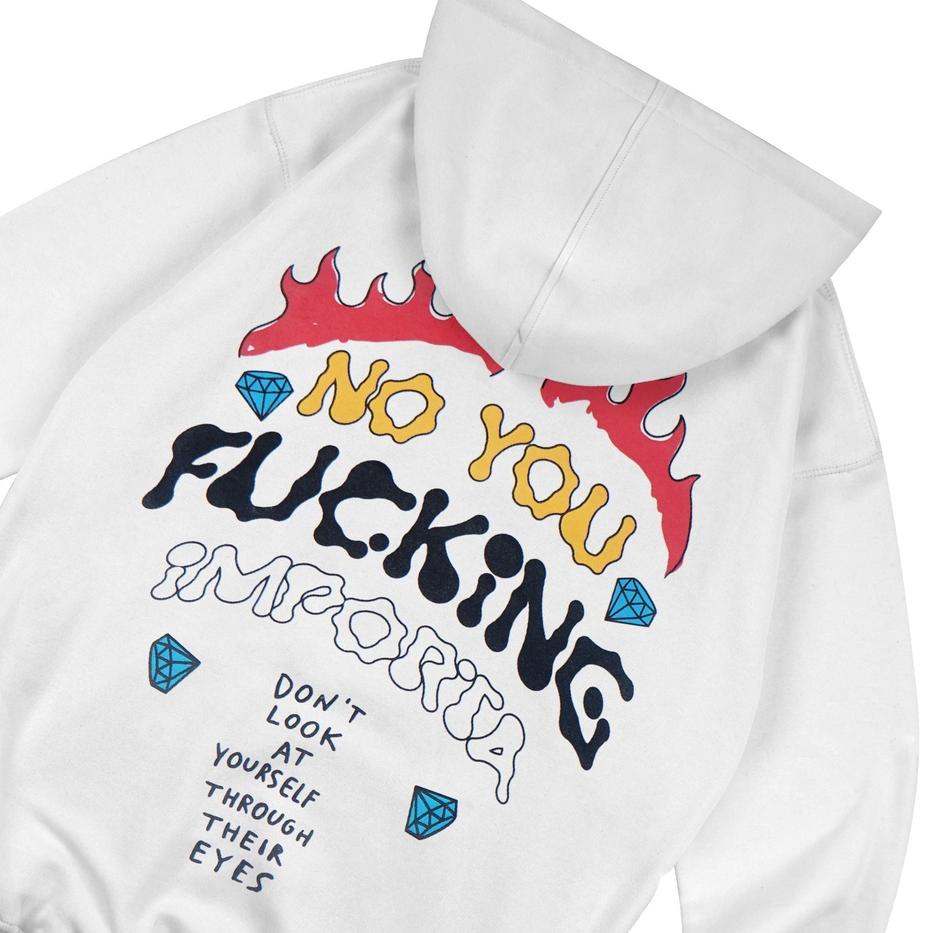 Tren Terbaru Naughty Badclub White Hoodie Importa