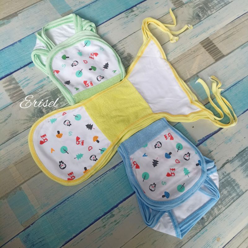 1 Lusin Popok Kain Bayi Baru Lahir Cotton Doble Handuk