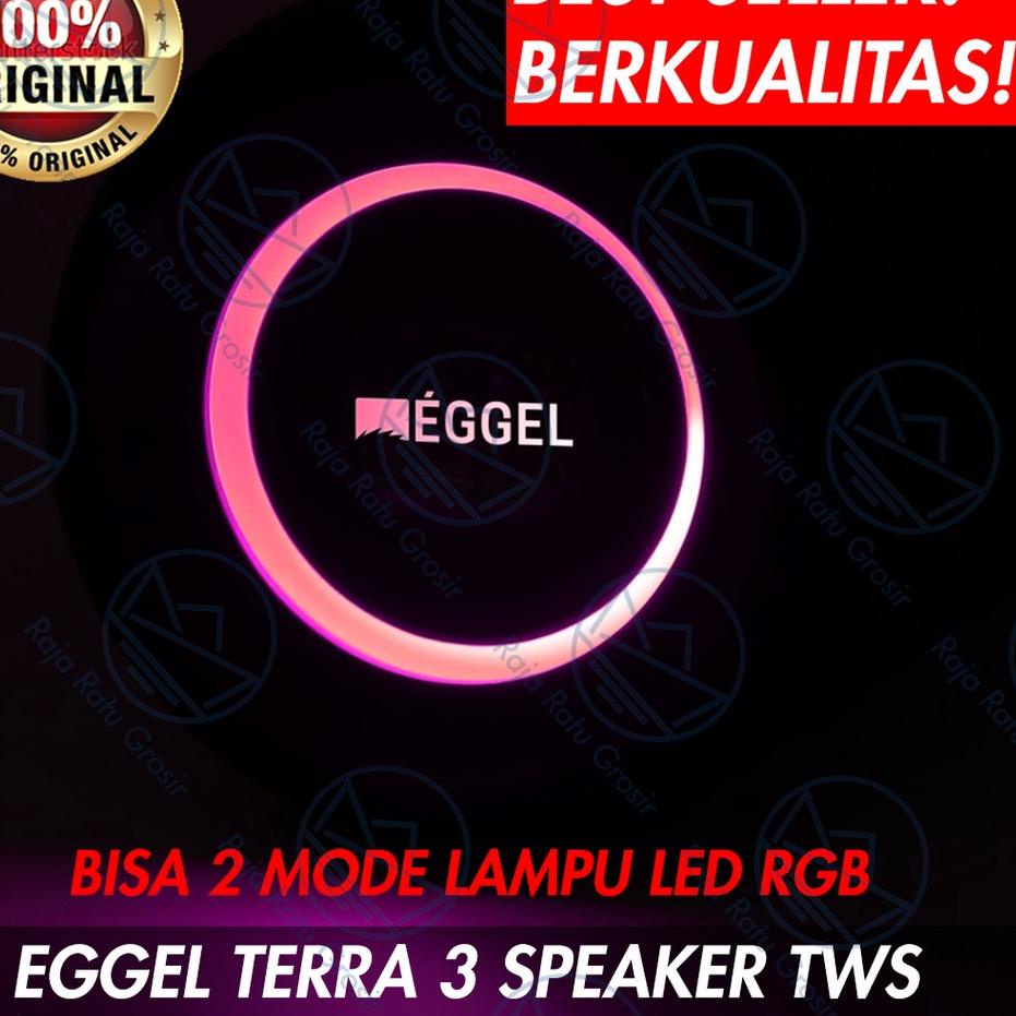 Harga Spesial SPEAKER EGGEL TERRA 3 PLUS / MINI PORTABLE WIRELESS BLUETOOTH WATERPROOF OUTDOOR ANTI 