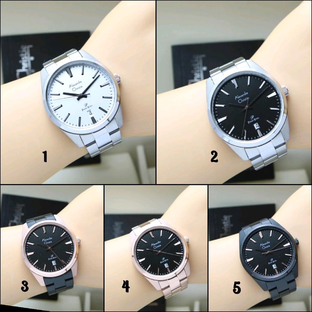 [New] Jam Tangan Pria Alexandre Christie Analog 1035 AC1035 AC 1035 [Original Garansi resmi 1 tahun]
