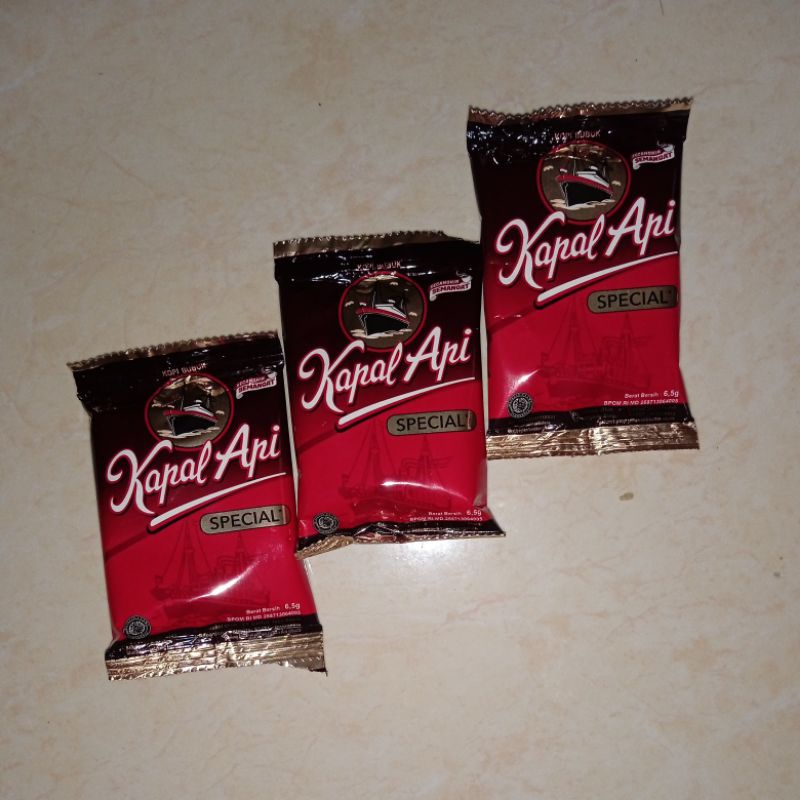 

Kopi Kapal Api Special Non Gula Sachet 6,5g