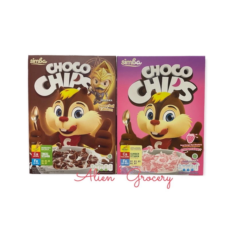 SIMBA Choco Chip Chocolate Strawberry 170gr