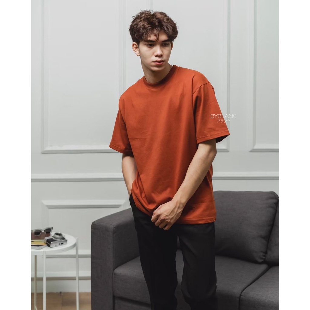 Osaka Oversized Tshirt In Cokelat Bata - Kaos Oversize Pria dan Wanita Cokelat Bata - Blank Apparel