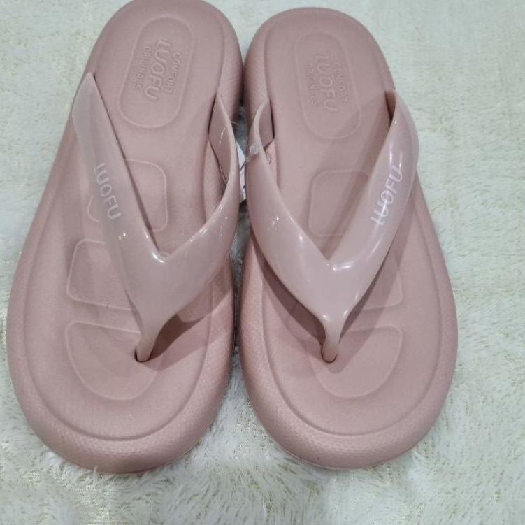 Terlaris Luofu E 7196-BW6W sandal jepit wanita