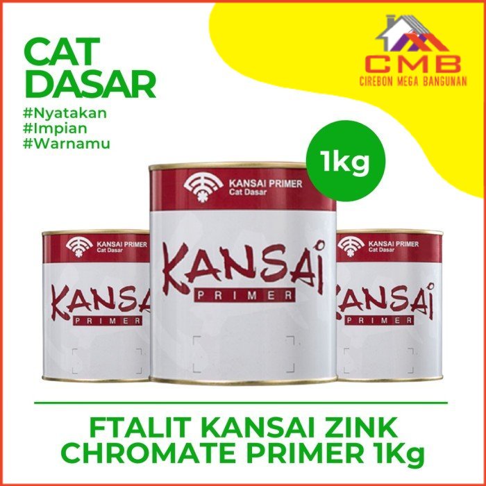 Jual FTALIT KANSAI ZINK CHROMATE PRIMER 1Kg / KANSAI PAINT Shopee