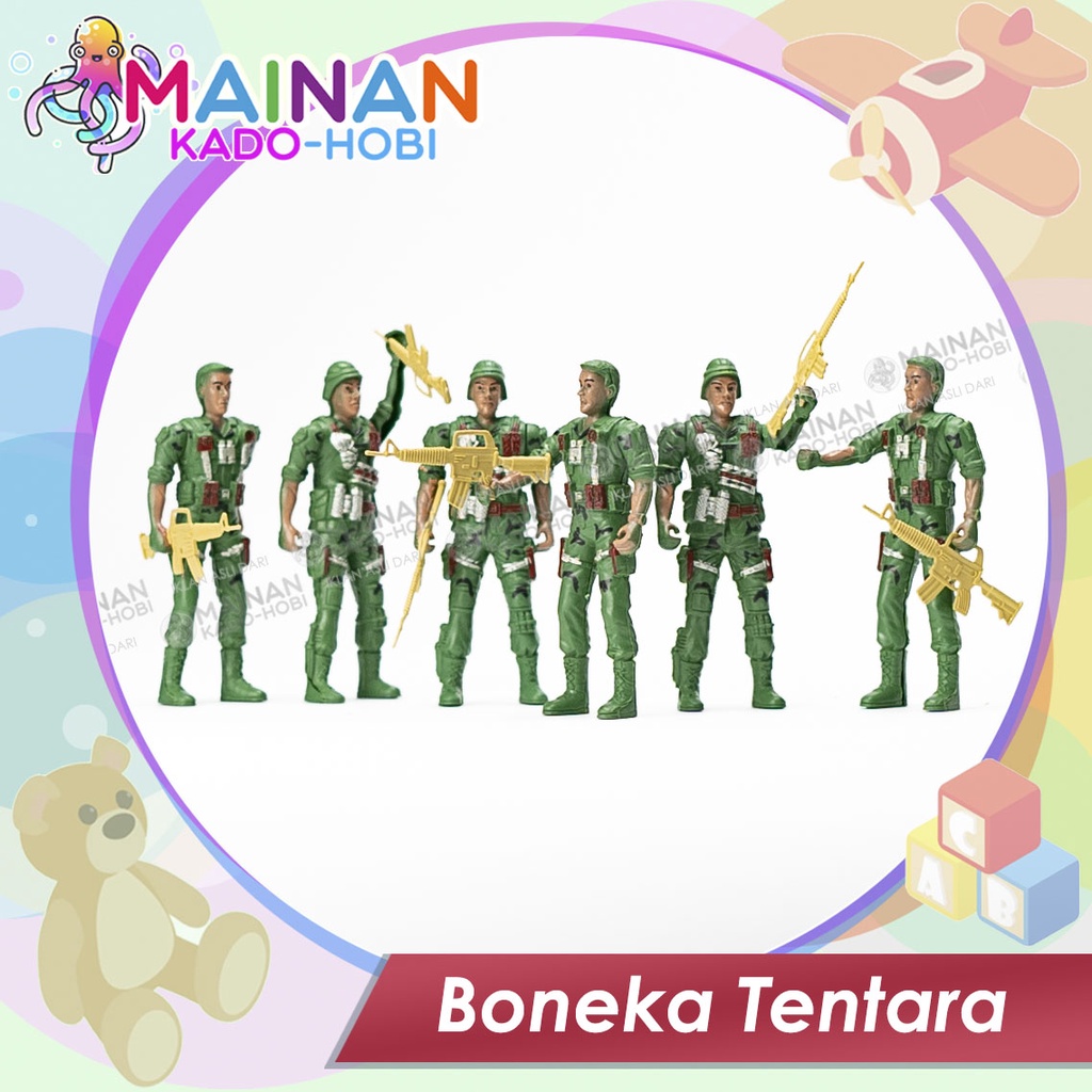 MAINAN ANAK TENTARA MILITER SOLDIERS ARMY TOYS