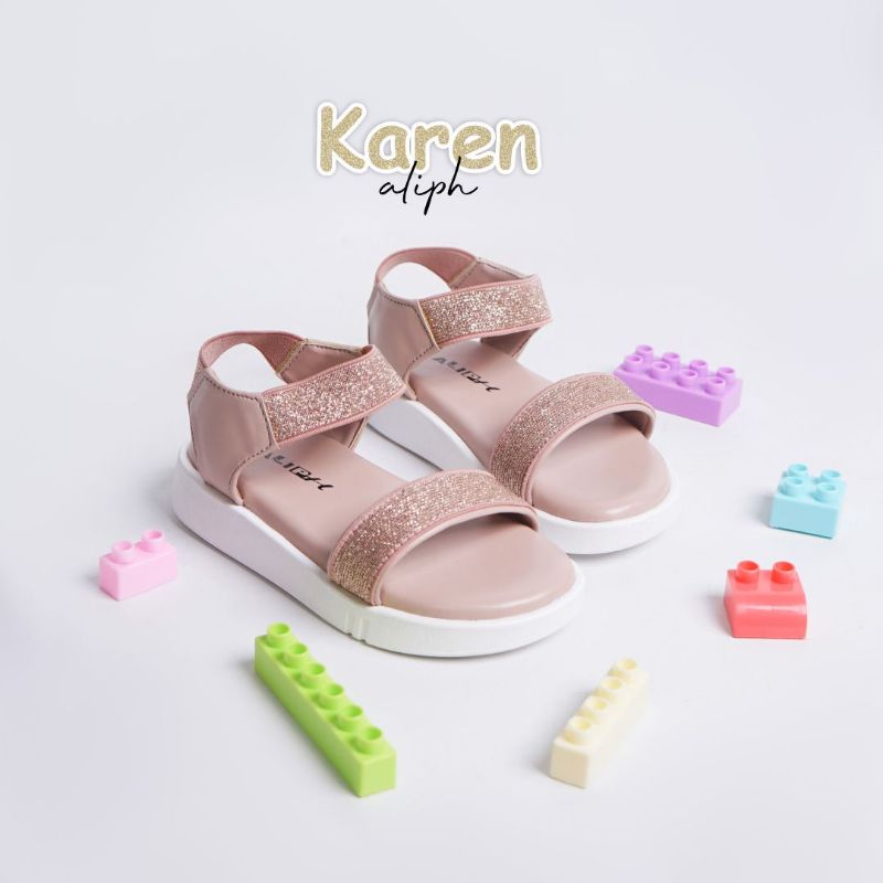 sandal wanita sara sara dan anak aliph karen size 22-26