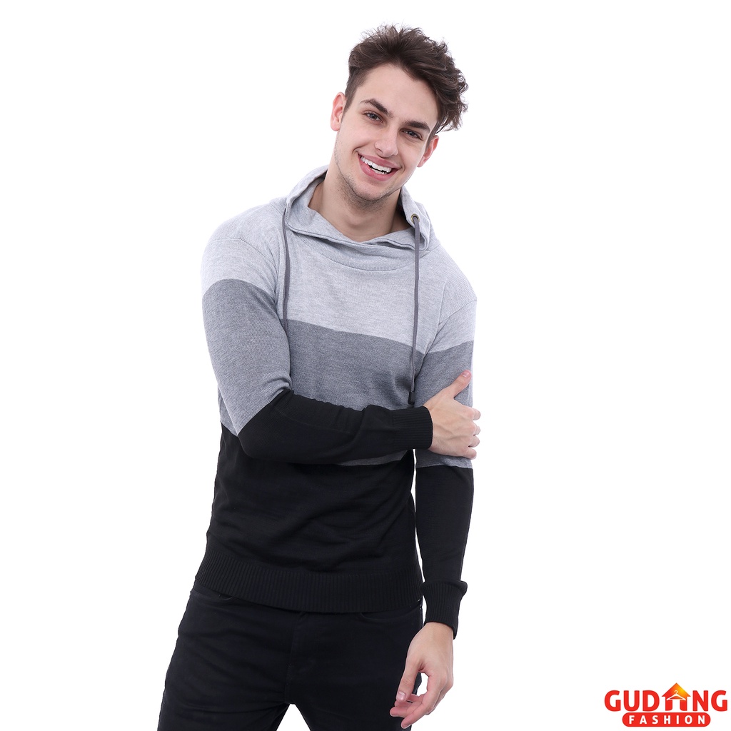 Sweater Pria Keren Rajut Kombinasi Warna – SWE 630