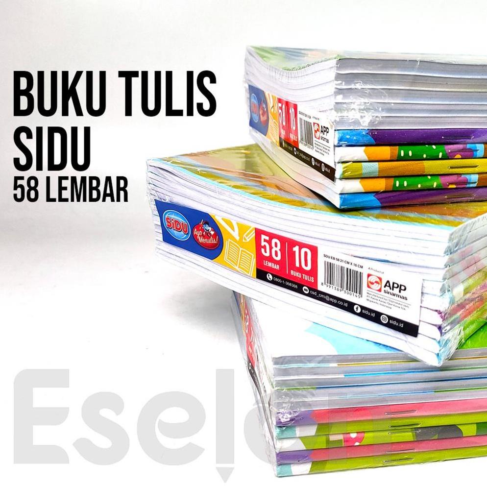 

10PCS BUKU TULIS SIDU GARIS 58LEMBAR / 1PACK BUKU TULIS SIDU 58LEMBAR TERLARISS...,,,,,