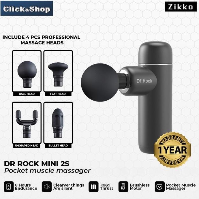 ZIKKO Dr.Rock Mini 2s Pocket Massage Gun -Alat Pijat Elektrik