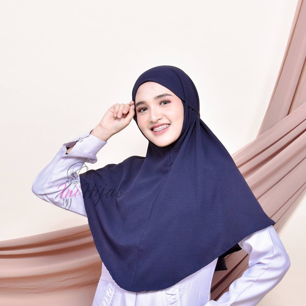 Ini Hijab - Bergo Crinkle 1 Layer