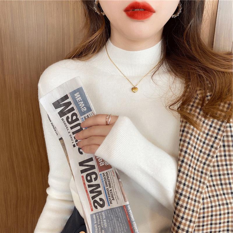 Baju Atasan Turtle Neck Sweater Tangan Panjang