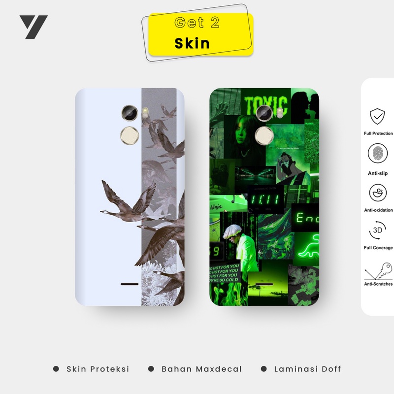 Gionee x1 Stiker Proteksi - [2 pcs Skin]