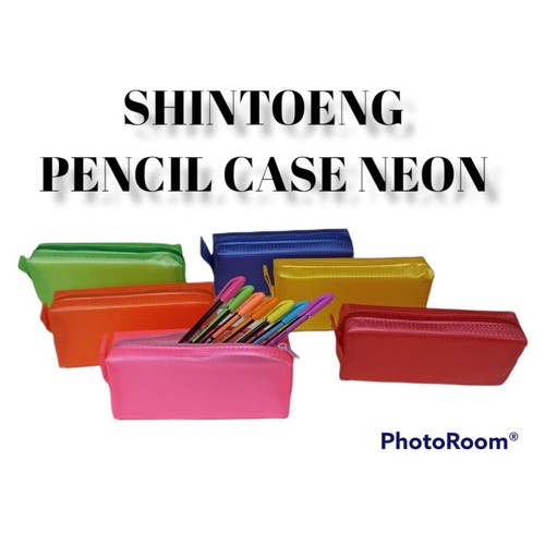 

SOLUSI MAINAN WADAH TEMPAT KOTAK PENSIL WARNA NEON / PENSIL CASE SHINTOENG / POUCH ST903