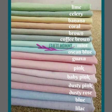 Kain Blacu warna ukuran 100x150 cm