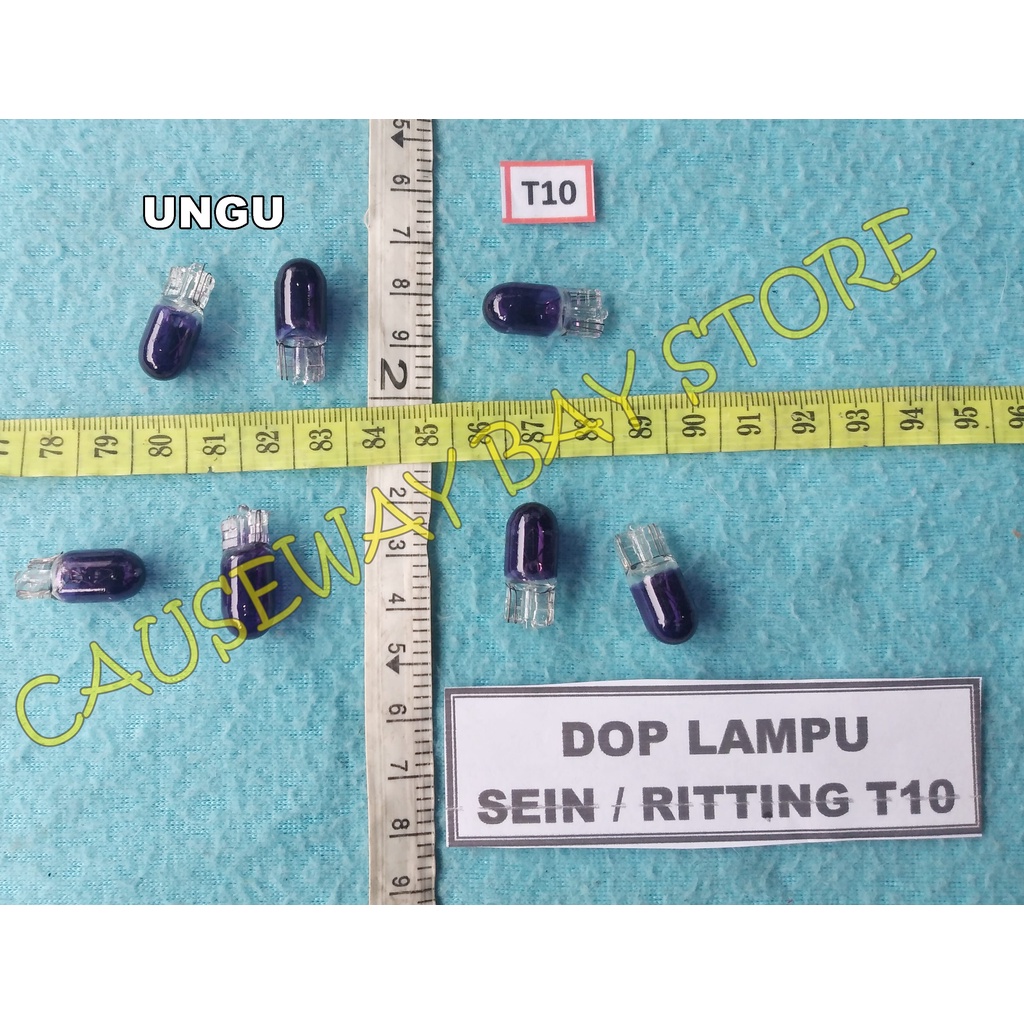 DOP LAMPU SEIN / RITTING T-10 UNGU