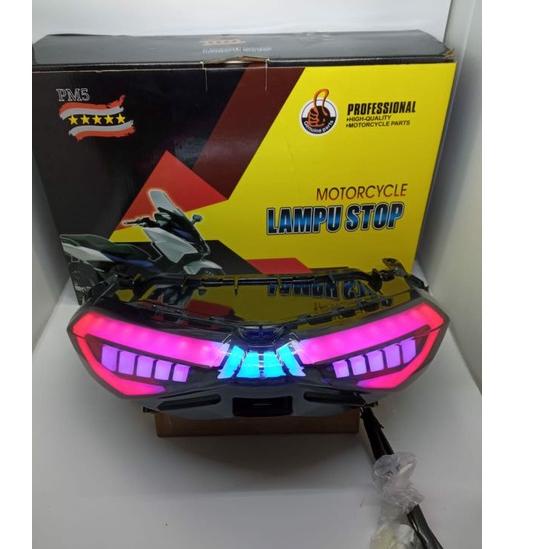 Bagus Dipakai.. LAMPU STOP STOPLAMP YAMAHA NMAX 2020 MOTOGP GARIS RUNNING LAMPU BELAKANG LED NMAX AL
