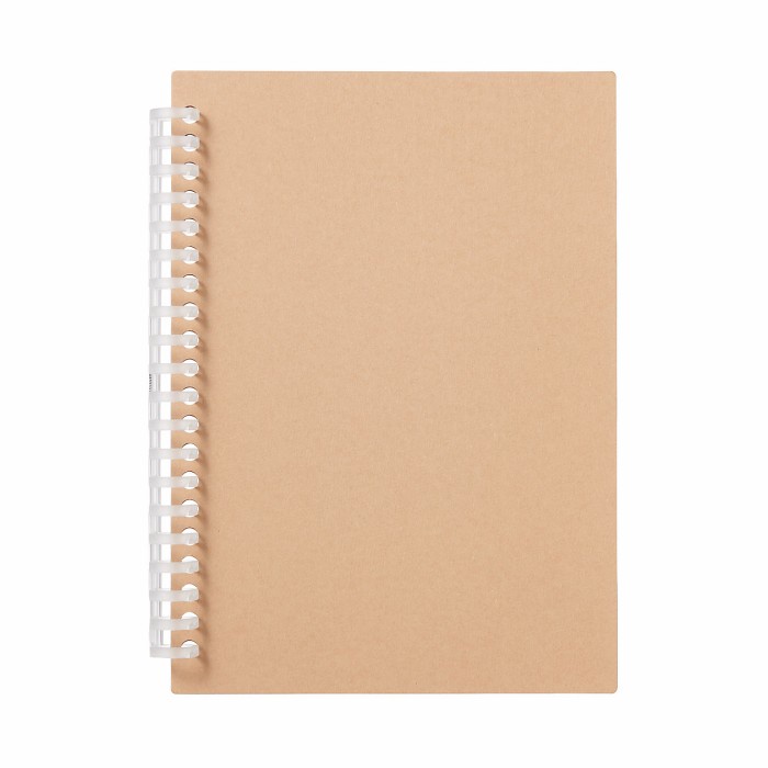 

Muji - Loose Leaf Papers Kraft Cover Beige A4/B5/A5 Binder