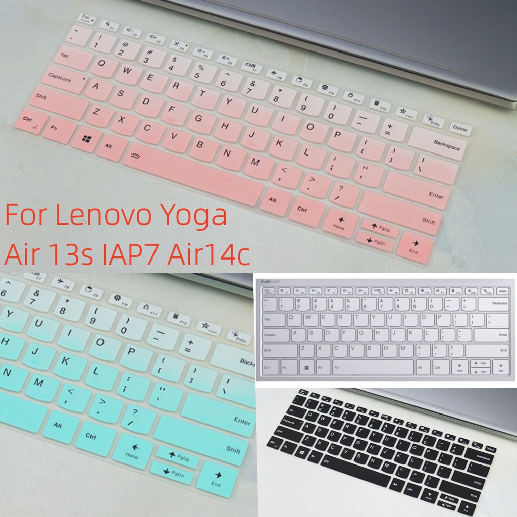 Untuk Lenovo Yoga Air Yoga 13s IAP7 Air14c Notebook Silikon Laptop Keyboard Cover Kulit Pelindung Film