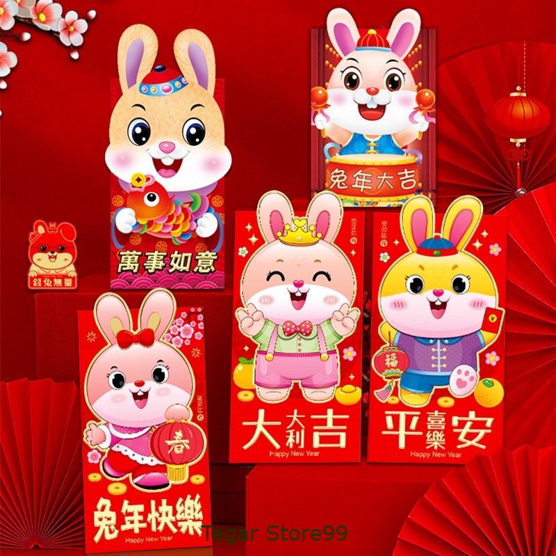 

Angpao Imlek PREMIUM 3D Kelinci Rabbit 2023 Sincia Murah Grosir
