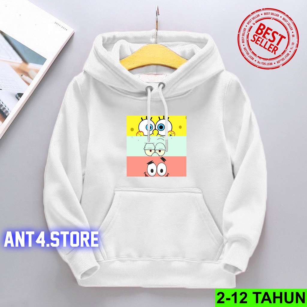 Hoodie Anak Perempuan Laki Laki / Hodie Anak Usia 2 3 4 5 6 7 8 9 10 11 12 Tahun / Jaket Anak Cewek Cowok Squid