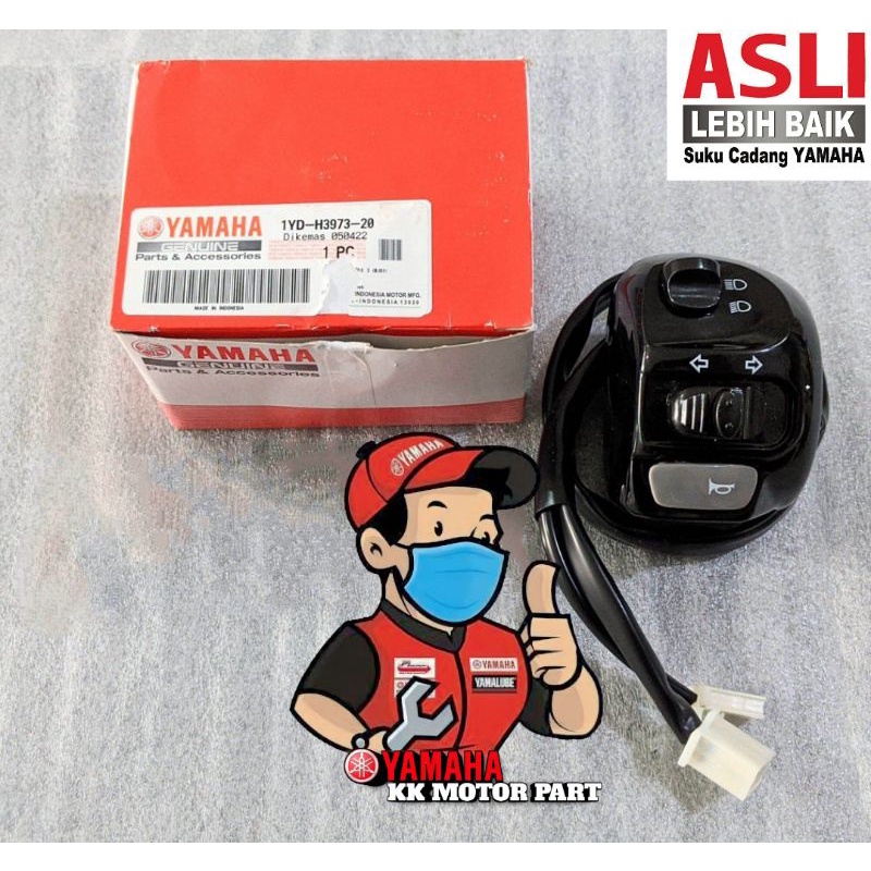 SAKLAR KIRI YAMAHA FINO FI 115,125 ORIGINAL YAMAHA 2 WARNA