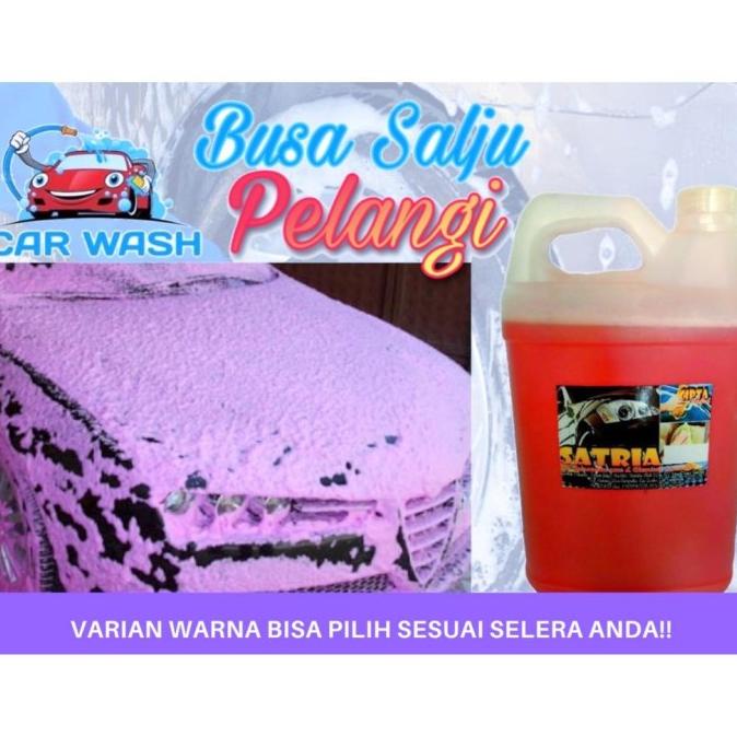 SHAMPOO STEAM MOBIL MOTOR SALJU PELANGI - SABUN CUCI STEAM MOBIL MOTOR