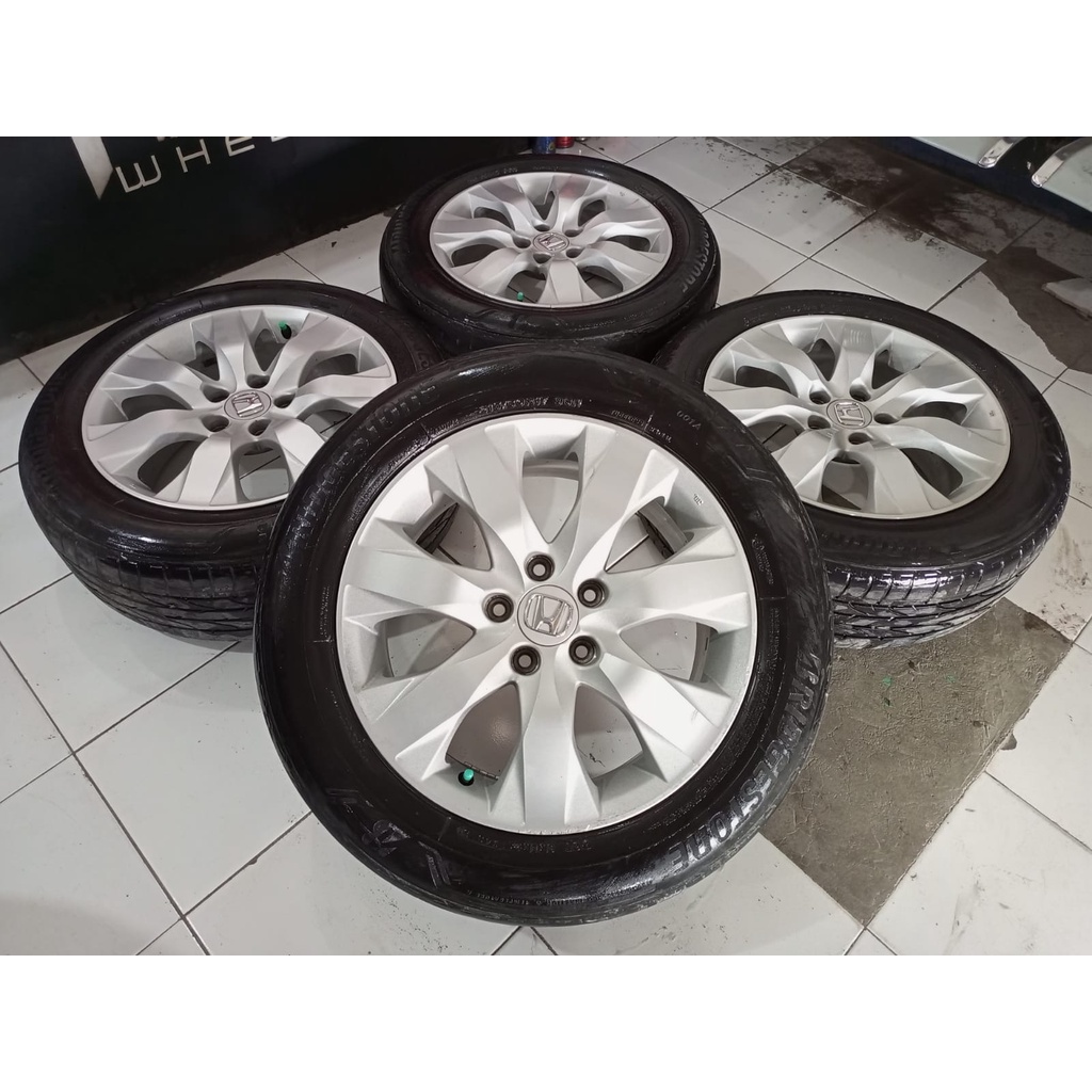 Velg Mobil Bekas Standar Accord Ring 17 Pcd 5x114,3 (Ban Bonus)