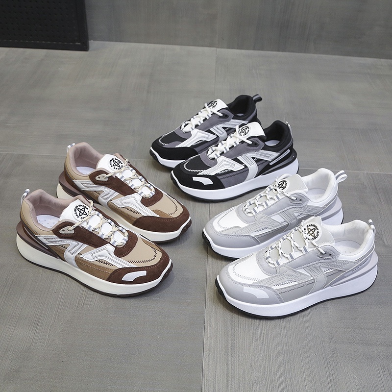 aid 0124, sepatu wanita import fashion sneaker wanita cantik model terbaru new design terpopular terkiniian