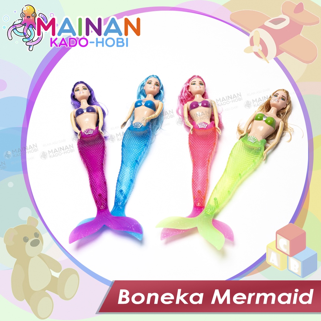 MAINAN ANAK BONEKA MINIATUR PUTRI DUYUNG MERMAID