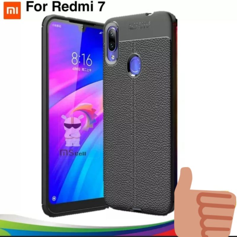 CASE/SOFTCASE BLACK AUTO FOCUS FOR REDMI 7