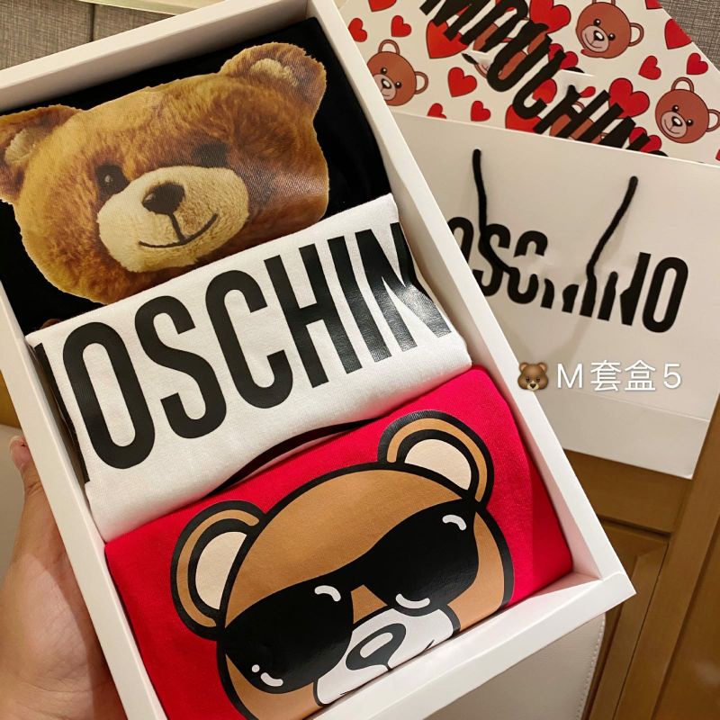 KAOS WANITA IMRORT MOSCHINO SET BOOK  ISI 3 PCS