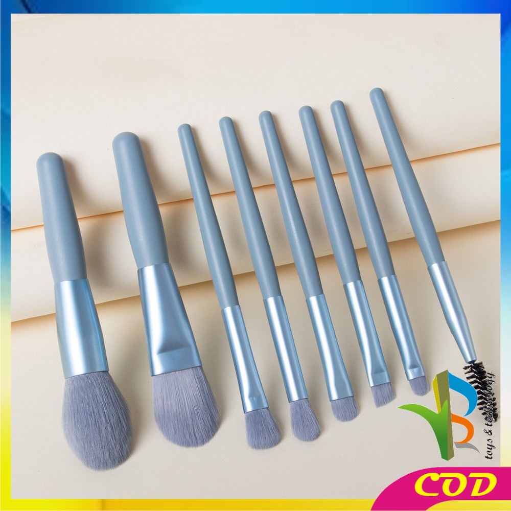 RB-K93 K94 Kuas Make Up Set 8pcs Set Mini Travel Brush Make Up Set Cosmetic / Set Kuas Make Up / Beauty Tools