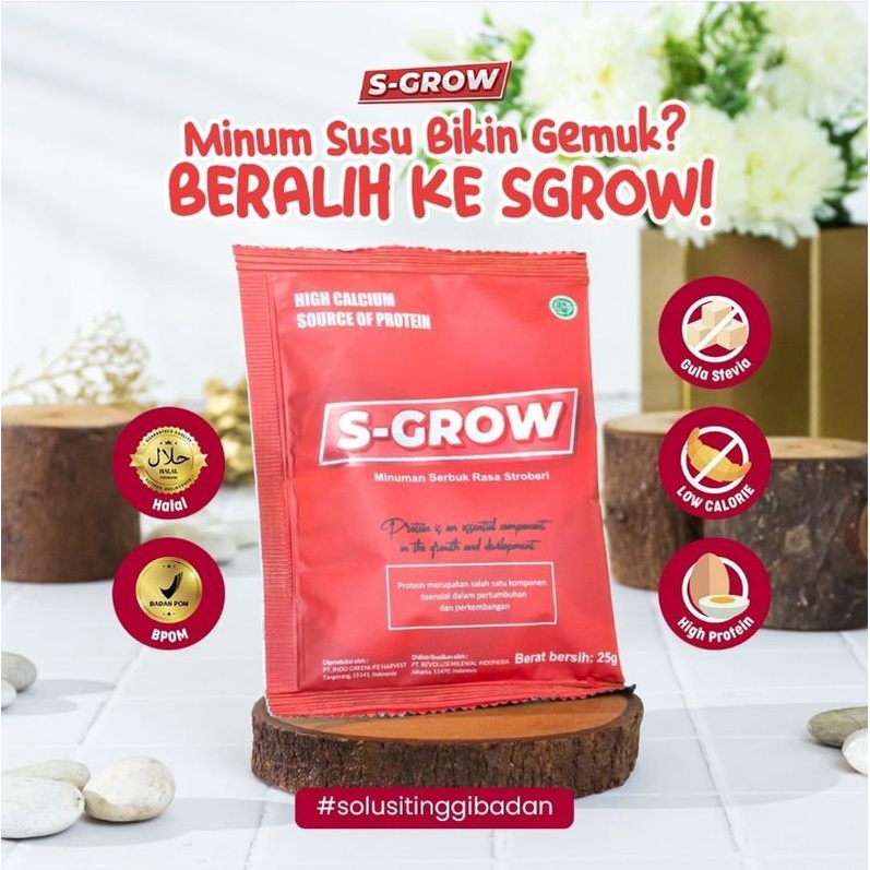 S-GROW - SGROW SUSU PENINGGI BADAN ORIGINAL TERBAIK DAN TERBUKTI SUPLEMEN AMPUH MENINGGIKAN BADAN