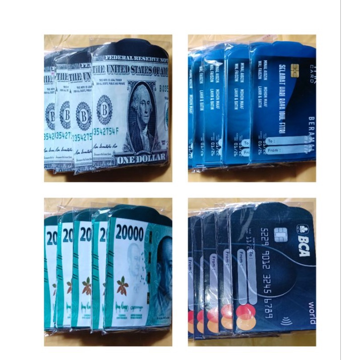 

(10pcs) AMPLOP LEBARAN MOTIF UANG DAN ATM