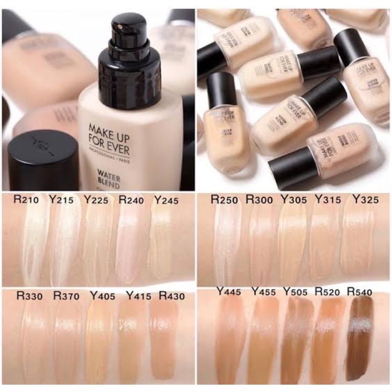 MAKEUP FOR EVER WATER BLEND FACE &amp; BODY FOUNDATION || ( 100%ORIGINAL )