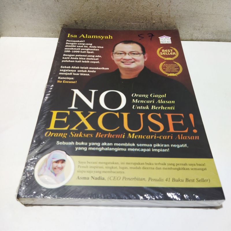 Jual Buku Obral Super Murah Buku No Excuse Orang Sukses Berhenti Mencari Cari Alasan Shopee 