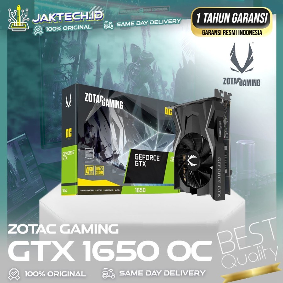 VGA Zotac GTX 1650 OC 4GB DDR5 128bit