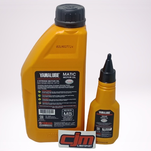 PAKET OLI YAMALUBE MATIC 0.8L  DAN OLI GARDAN YAMALUBE BERKUALITAS ORIGINAL