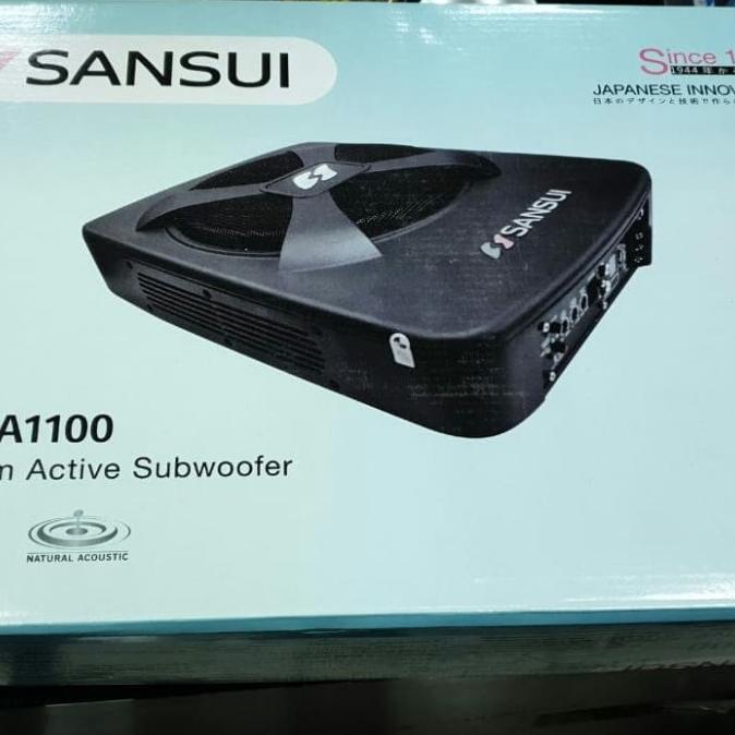 SUBWOOFER KOLONG JOK SLIM SANSUI SA FA 1100 MOBIL MOBILIO